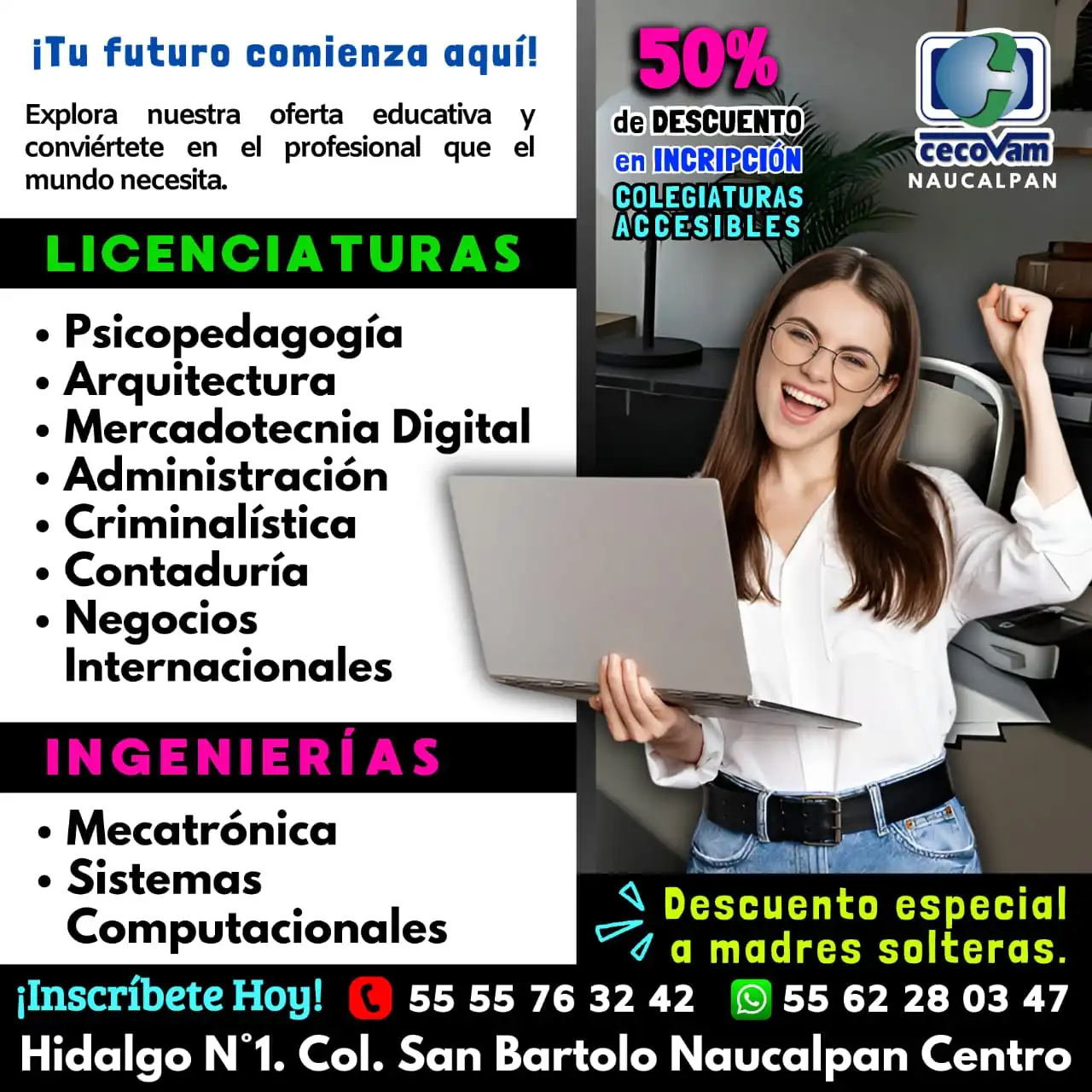 Imagen publicidad licenciaturas